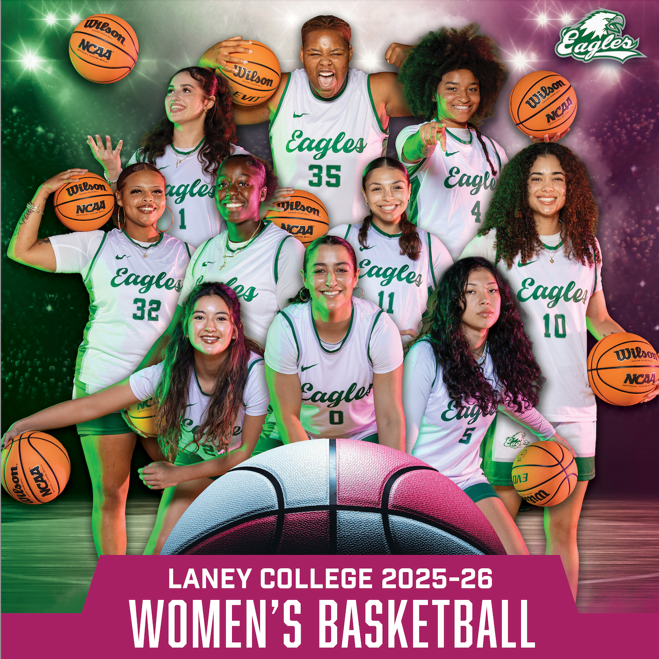 Laney College Eagles 2025-26 women's basketball team.
